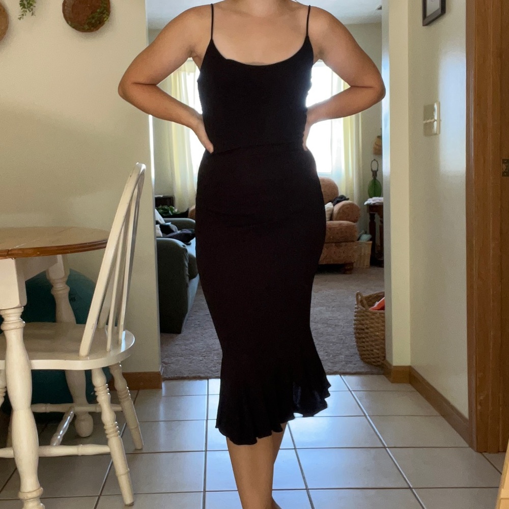 Black formal dress